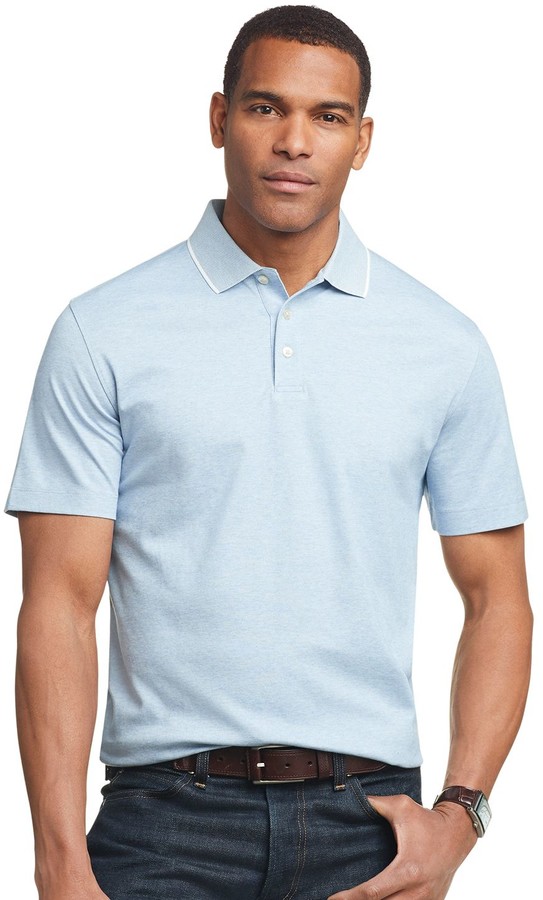Van Heusen Men's Air Classic-Fit Solid Polo - ShopStyle Short Sleeve Shirts