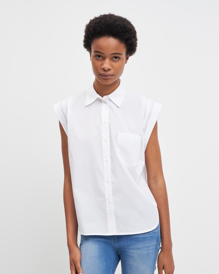 7 For All Mankind Women's Button Down Shirts | Shop the world's 