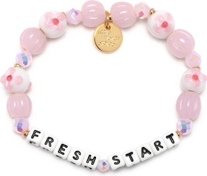 Little Words Project Fresh Start Beaded Stretch Bracelet