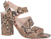 Thumbnail for your product : KENDALL + KYLIE Natural Printed Python Sandals