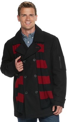 kohls mens pea coat