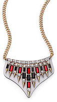 Thumbnail for your product : ABS by Allen Schwartz Box of Jewels Spiked Plate Bib Necklace