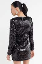 Thumbnail for your product : Motel Meli Plunging Sequin Mini Dress