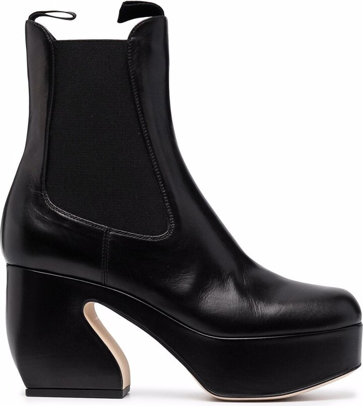 Black High Heel Ankle Boots | Shop the world's largest collection 