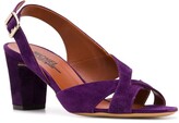 Thumbnail for your product : Michel Vivien Velvet Heeled Sandals
