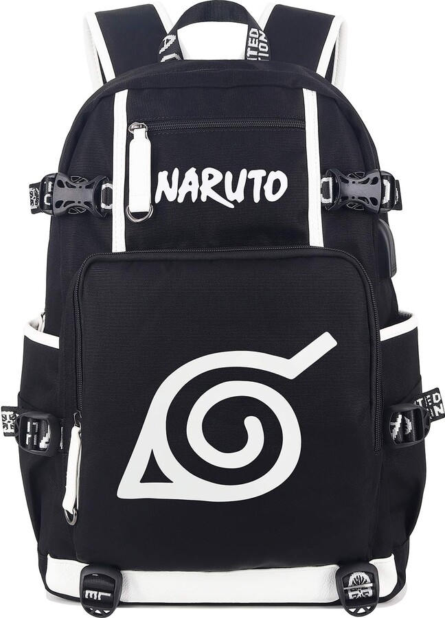 Roffatide Anime Backpack for Naruto Luminous School Bag Print Laptop  Backpack with USB Charging Port & Headphone Port - ShopStyle