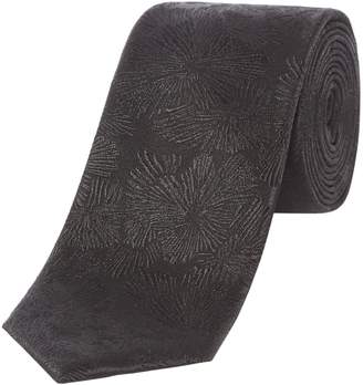 Kenneth Cole Tilden Fan Design Jaquard Silk Tie