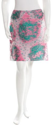 Giorgio Armani Jacquard Pencil Skirt