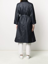 Thumbnail for your product : Barbour x Alexa Chung Elfie point-collar belted waxed coat