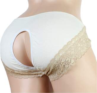 aishani SISSY pouch panties waist size 38"-45" back opened bikini briefs sexy for men 649-1