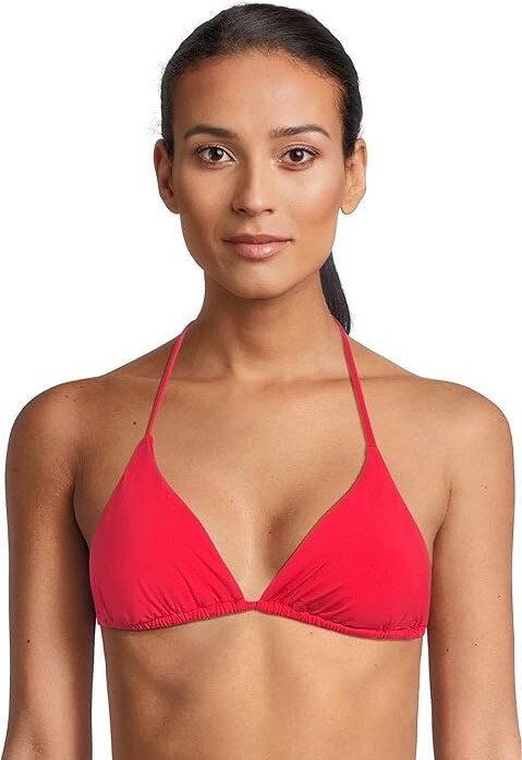 BECCA Color Code Cheryl Triangle Top Women's Swimwear Fire : LG, Spandex/Nylon