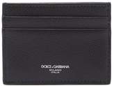 Thumbnail for your product : Dolce & Gabbana Pebbled Leather Cardholder - Mens - Black