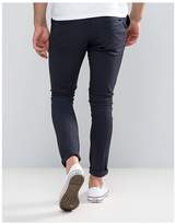 Thumbnail for your product : ASOS Design DESIGN super skinny chinos in navy
