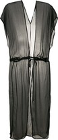 Thumbnail for your product : AMIR SLAMA Silk Long Shirt Dress