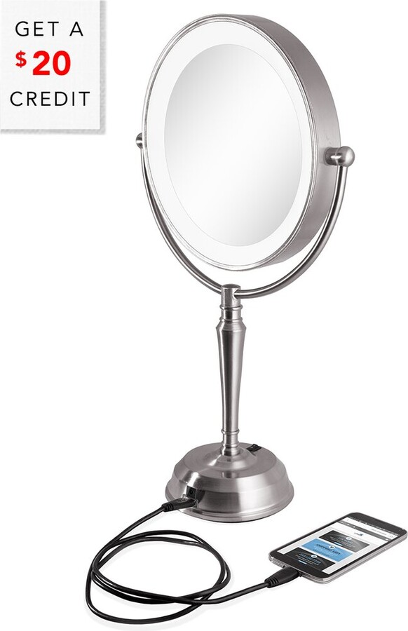 Zadro Rechargeable Cordless Led Lighted Vanity With 16 Credit