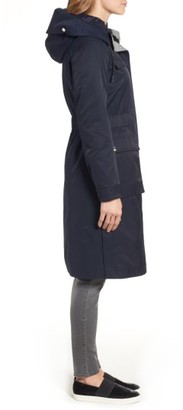 Laundry by Shelli Segal Women's Cotton Blend Long Utility Trench Coat