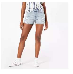 Fashion Look Featuring H&M Short Sleeve Tops and Universal Thread Shorts by justposted - ShopStyle