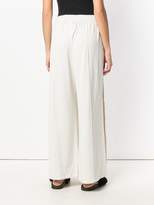 Thumbnail for your product : Y-3 striped wide-leg casual trousers