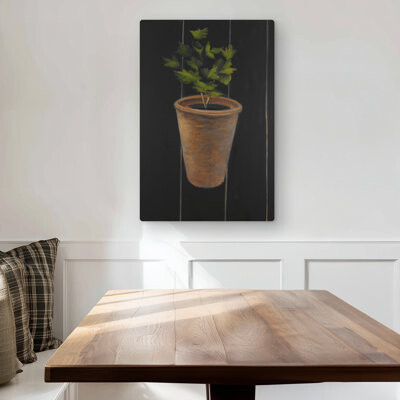 Begin Edition International Inc. Plant of parsley - Floral Metal Print for Home Decor