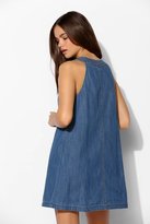 Thumbnail for your product : BDG Triangle-Cutout Denim Trapeze Dress