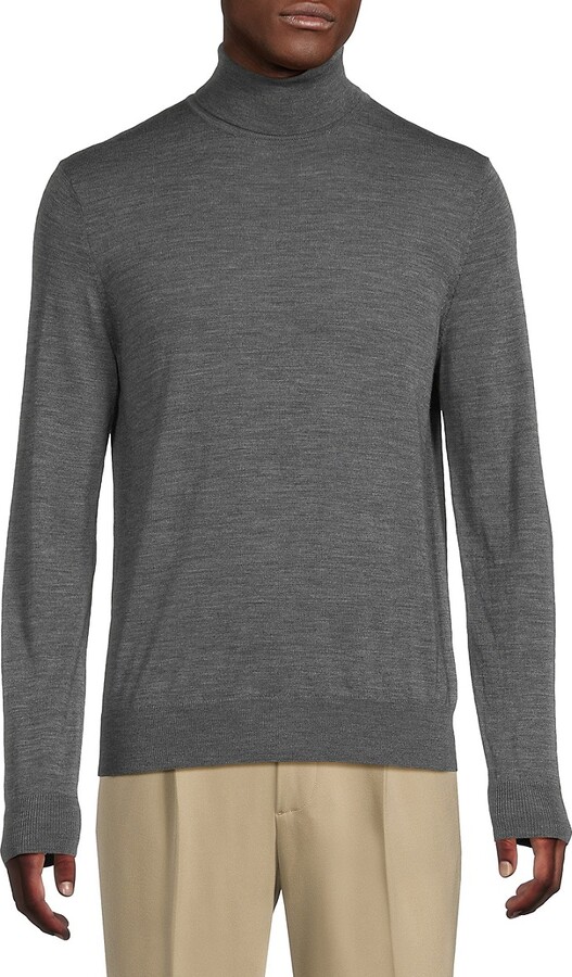 Bruno Magli Classic Fit Merino Wool Turtleneck Sweater