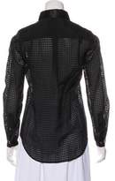 Thumbnail for your product : Julien David Long Sleeve Button Up Top