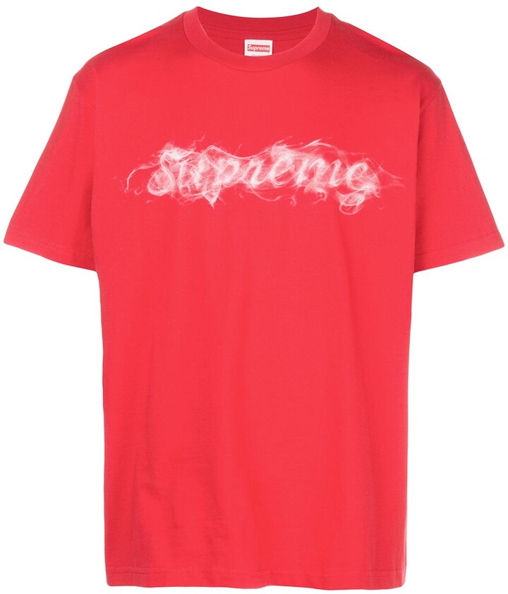 supreme red tee
