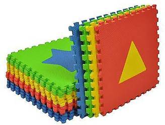 Tadpoles 16pc Playmat Set-First Shapes - Primary