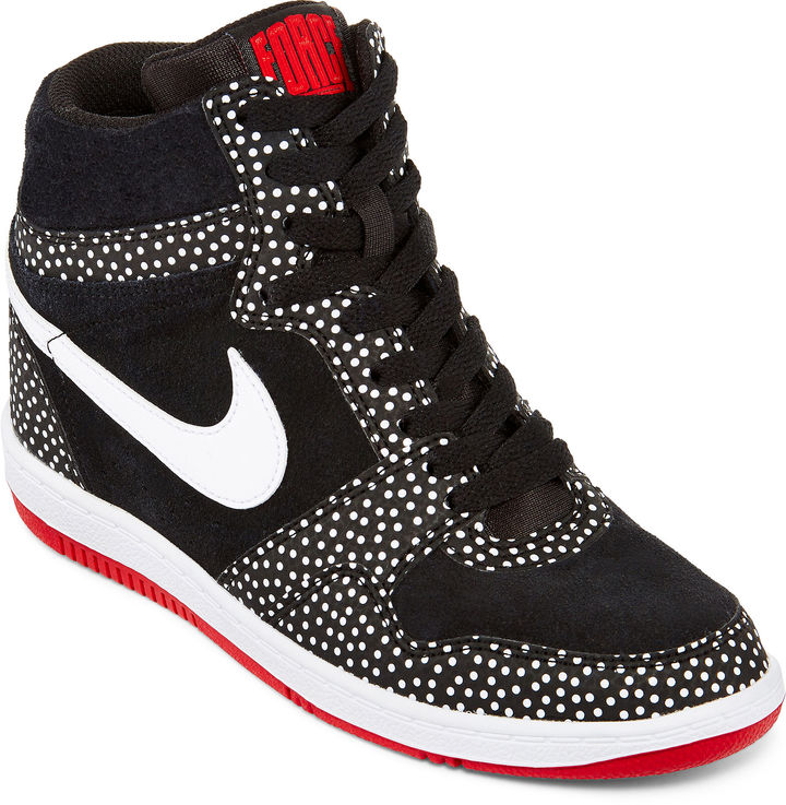 Nike Force Sky High Womens Print Wedge Basketball Shoes ShopStyle