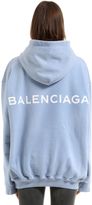 Balenciaga Sweat-Shirt À Capuche Avec Logo Et Poche