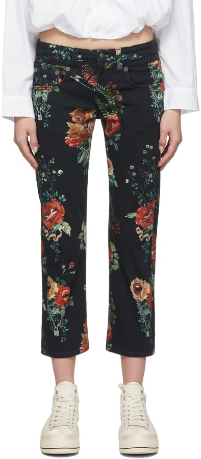 Floral Denim Jeans | Shop the world's largest collection of fashion 