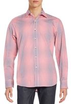 Thumbnail for your product : Robert Graham Classic-Fit Wick Gingham-Print Sportshirt