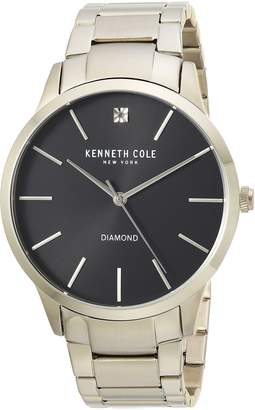 Kenneth Cole New York Men's Quartz Stainless Steel Casual Watch, Color:Gold-Toned (Model: KC15111014)