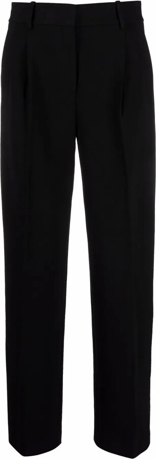 Theory Straight-Leg High-Waisted Trousers