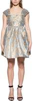 Thumbnail for your product : MSGM Celestial/gold Brocade Dress