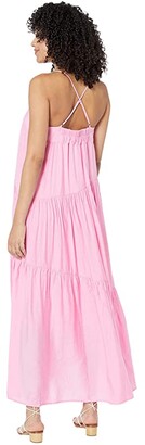 Moon River Woven Tiered Maxi Dress