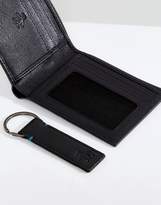 Thumbnail for your product : Original Penguin Wallet And Keychain Set In Black