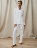 Thumbnail for your product : The White Company Cotton Classic Pyjama Set, White, XS