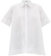 Thumbnail for your product : Ferragamo Oversized Cotton-poplin Shirt - White