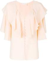 Thumbnail for your product : Chloé ruffled silk blouse