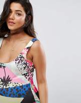 Thumbnail for your product : ASOS Maternity Bodycon Dress In Mixed Print