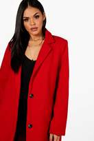 Thumbnail for your product : boohoo Collared Wool Look Coat
