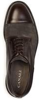 Thumbnail for your product : Canali Mixed Leather and Suede Captoe Derbys