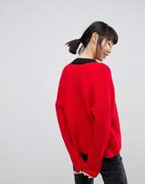 Thumbnail for your product : ASOS DESIGN Chunky Cardigan with Button Front