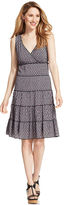 Thumbnail for your product : Style&Co. Petite Printed Tiered Dress