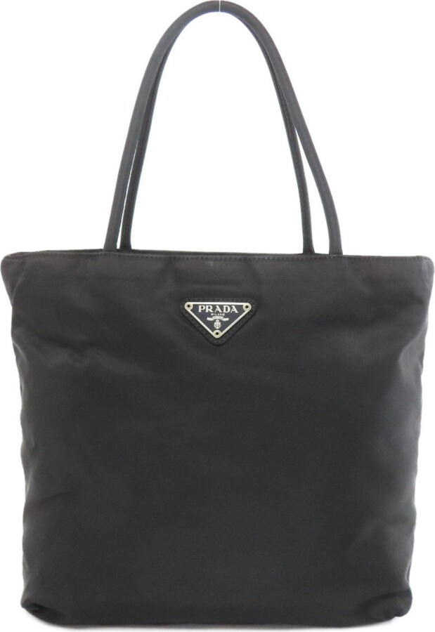 Prada Black Nylon Handbag (Pre-Owned)