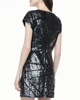 Thumbnail for your product : Parker Isabel Sequined V-Neck Dress