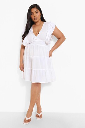 plus size white party clothes