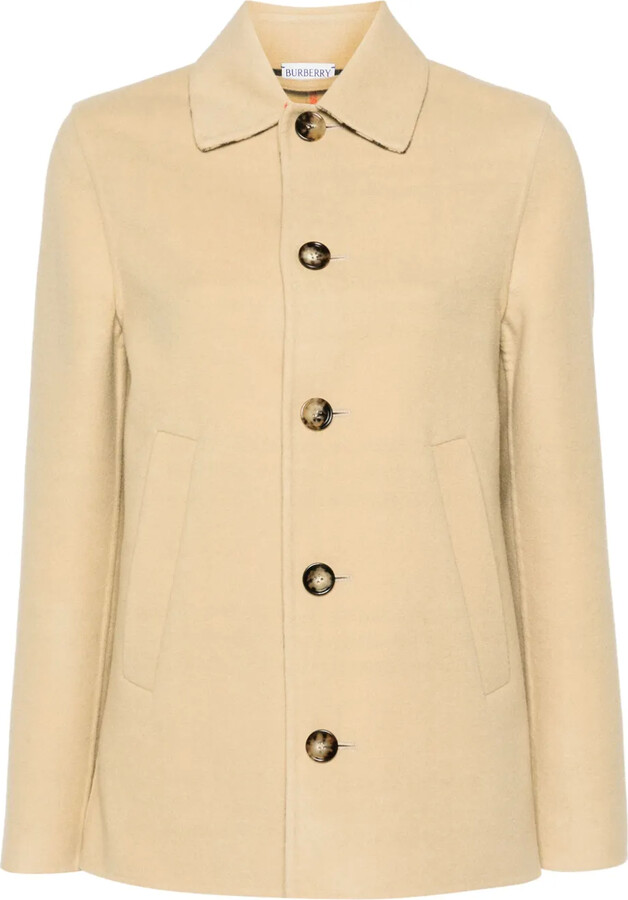 Burberry Single-Breasted Wool Jacket