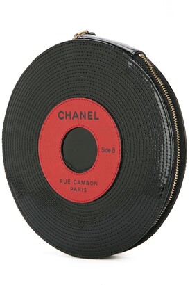 Chanel Pre Owned 2003-2004 Vinyl Record clutch bag